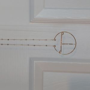 Anthropologie Long Gold Necklace